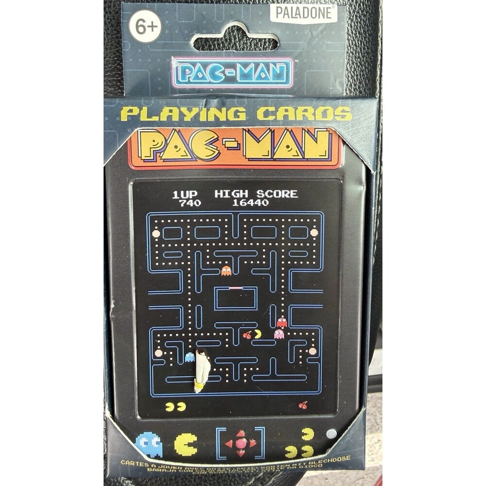 Paladone Pac-Man Video Game Playing Cards w/ Collectible Tin
